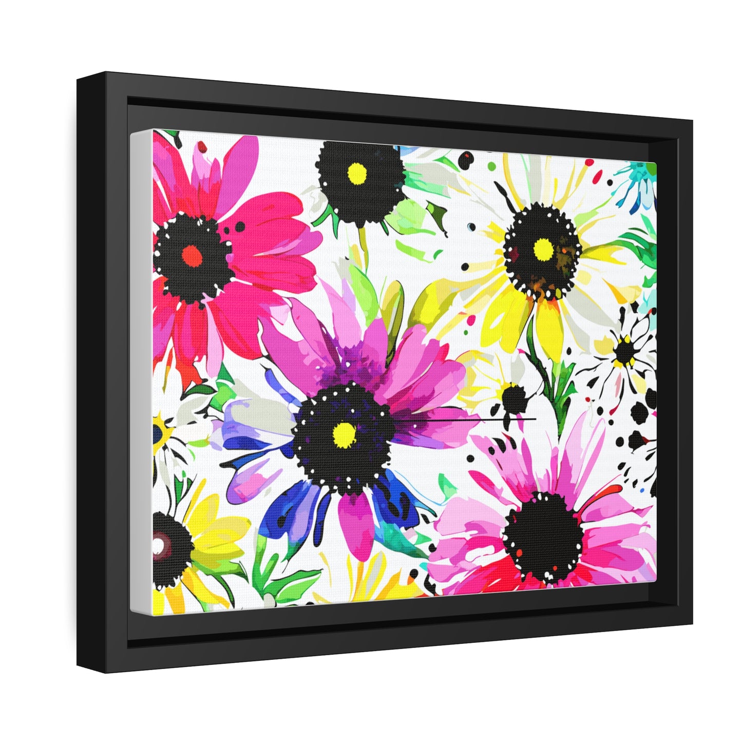 Matte Canvas, Black Frame